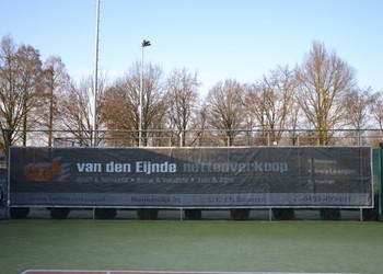 Winddoek Donkergrijs Tennispark