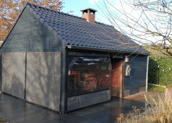 verandadoek/zeil Shadow comfort Deep grey. Fam. Nooijens