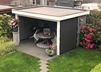 verandadoek shadow comfort deep grey J. Kooistra Stiens 