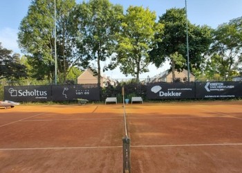 Tennisdoeken zwart TC Groenendaal 