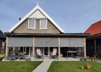 rolgordijn shadow comfort 2,48x2,40 cool grey Fam. van Noort 