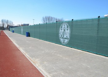 Winddoek Sportcomplex Universiteit Leiden