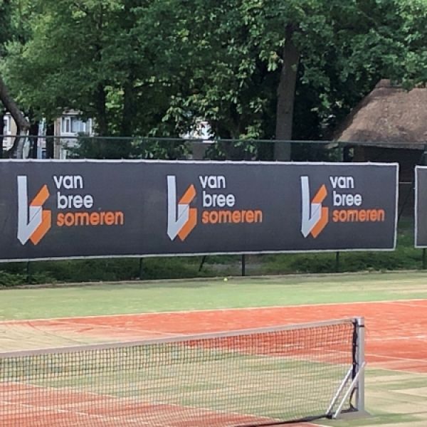 tennisdoek deep grey van Bree