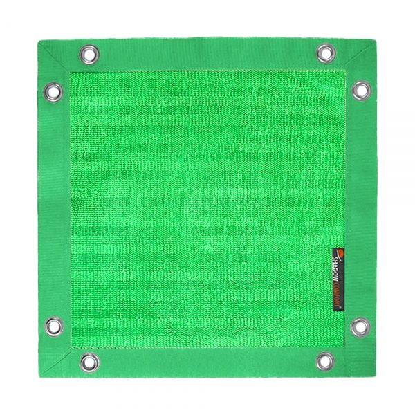 Tennisdoek 180 grams Cool Grey met Light green pp band