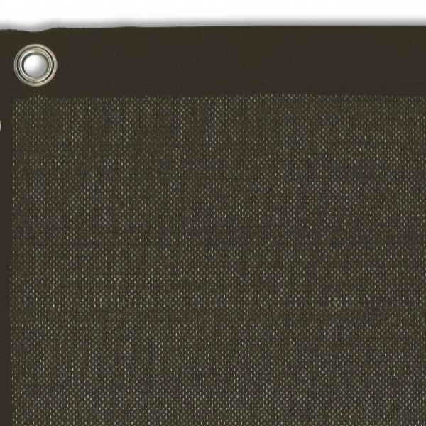 winddoek standard 180 black met zwarte band