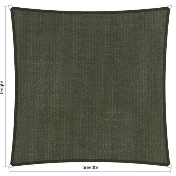 shadesail shadow comfort deep grey maatwerk (rechthoek/vierkant)