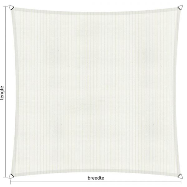 shadesail shadow comfort mineral white (vierkant/rechthoek)