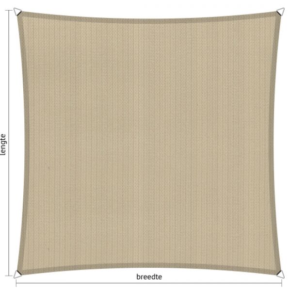 shadesail shadow comfort Neutral Sand(vierkant/rechthoek)