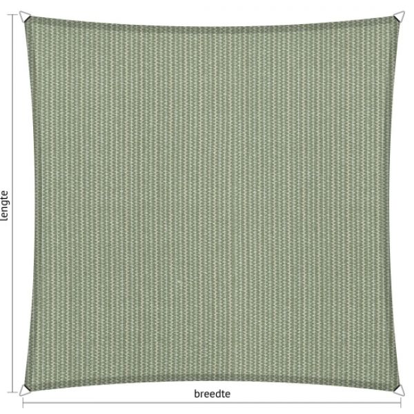 schaduwdoek shadesail shadow comfort moonstone green maatwerk