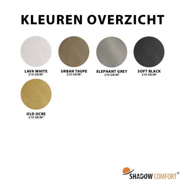 Kleurenoverzicht waterdicht