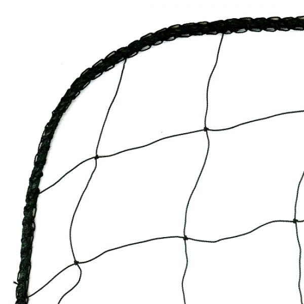 polyethyleen geknoopt net, 10x10 cm., draaddikte1,3 mm.