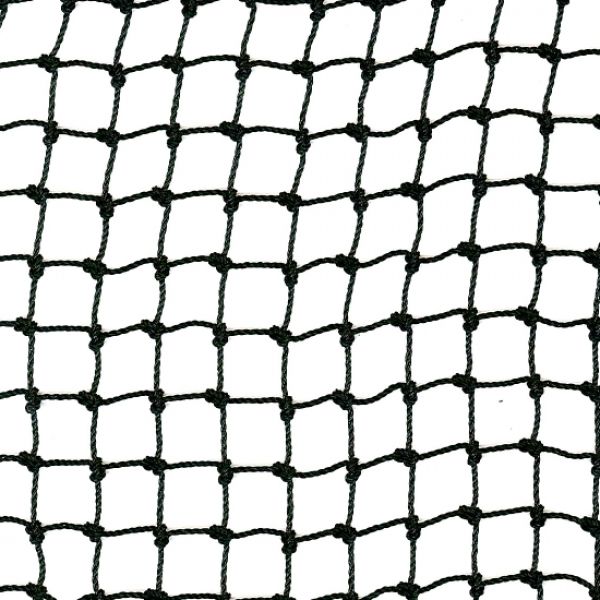 polyethyleen geknoopt net, 1,5x1,5 cm., draaddikte 1.3 mm.