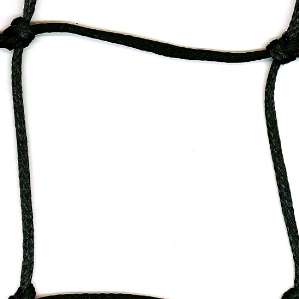 polyethyleen geknoopt net, 12x12 cm., draaddikte 5 mm.