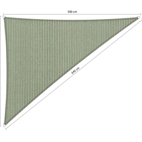 schaduwdoek shadesail shadow comfort moonstone green 4x5x6,40 m