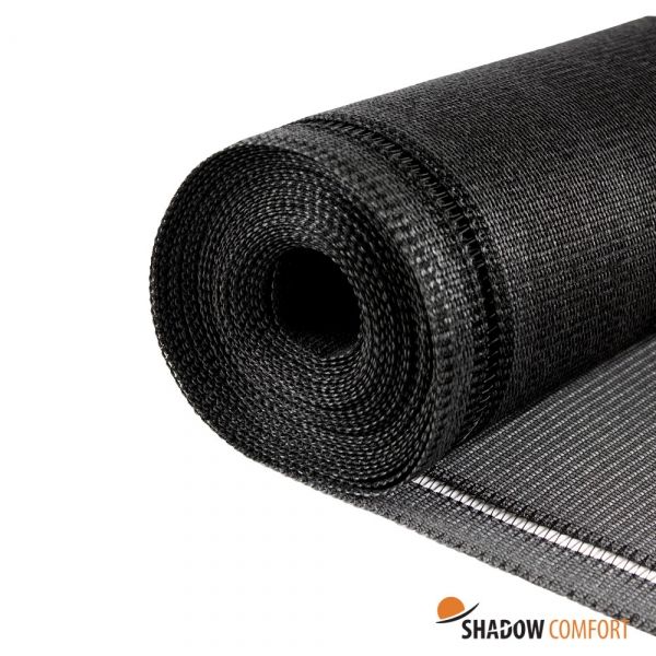 Schaduwdoek Unique 300gr DuoColor Carbon Black