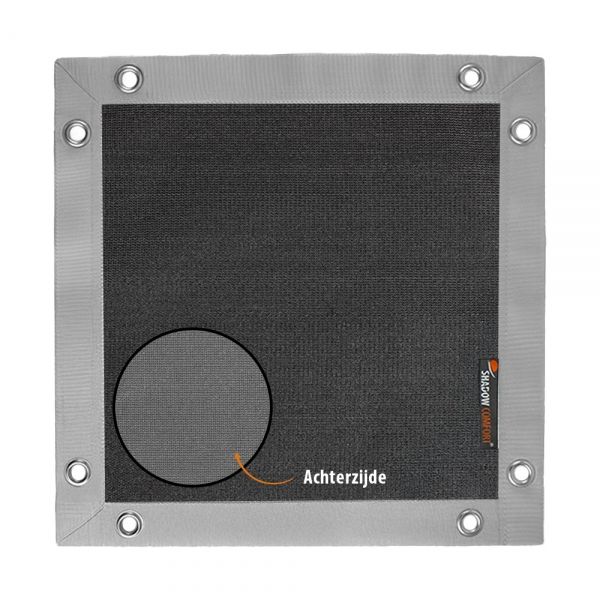 DuoColor CarbonBlack met PP band kleur - Grey