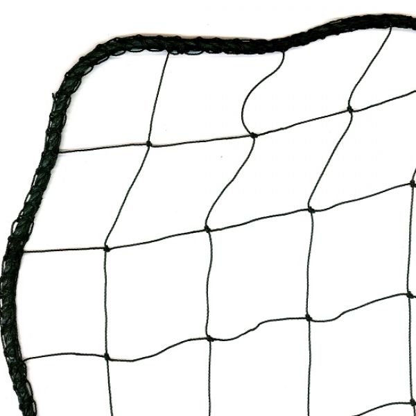 polyethyleen geknoopt net, 7x7 cm., draaddikte1,3 mm.