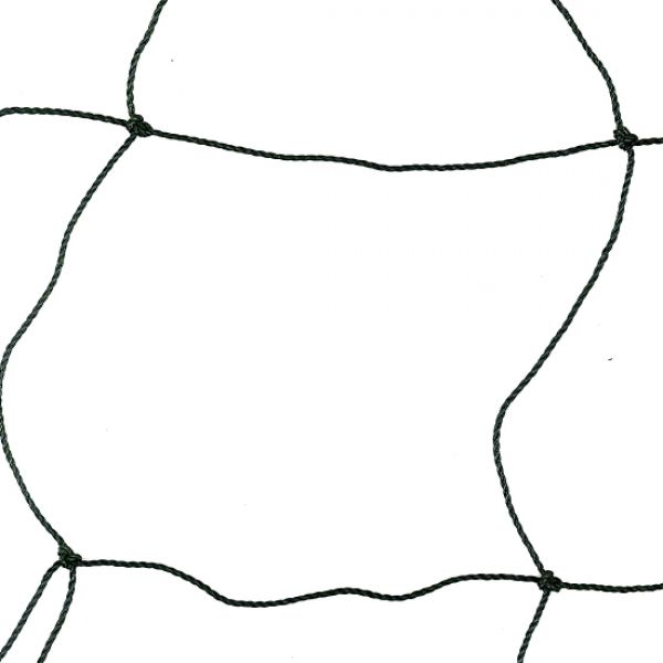 polyethyleen geknoopt net, 10x10 cm., draaddikte 1,3 mm.