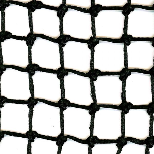 polyethyleen geknoopt net, 2,9x2,9 cm., draaddikte 3 mm.