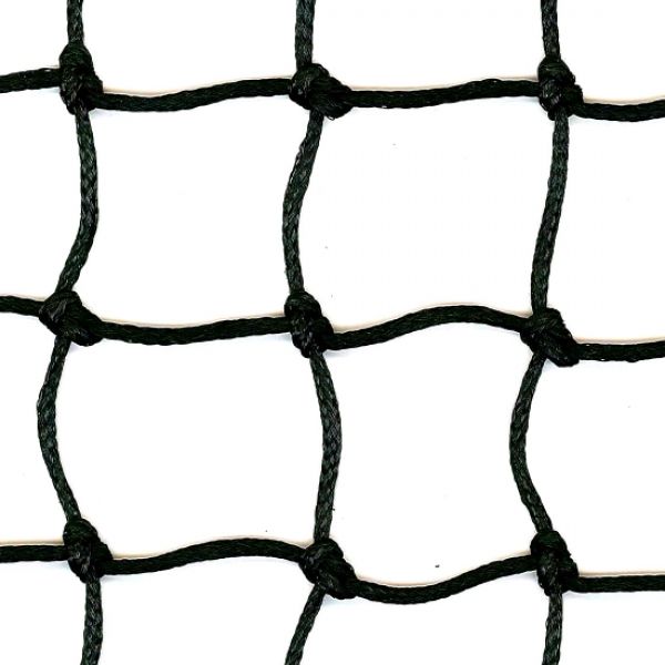 polyethyleen geknoopt net, 5x5 cm., draaddikte 3 mm.