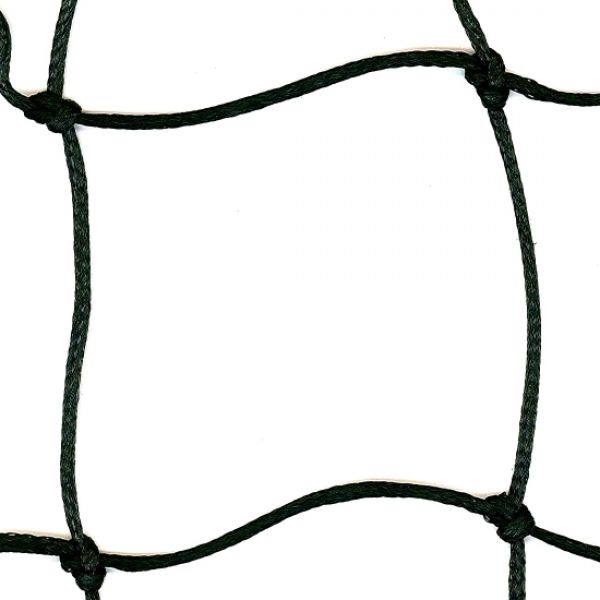 polyethyleen geknoopt net, 10x10 cm., draaddikte 3 mm.