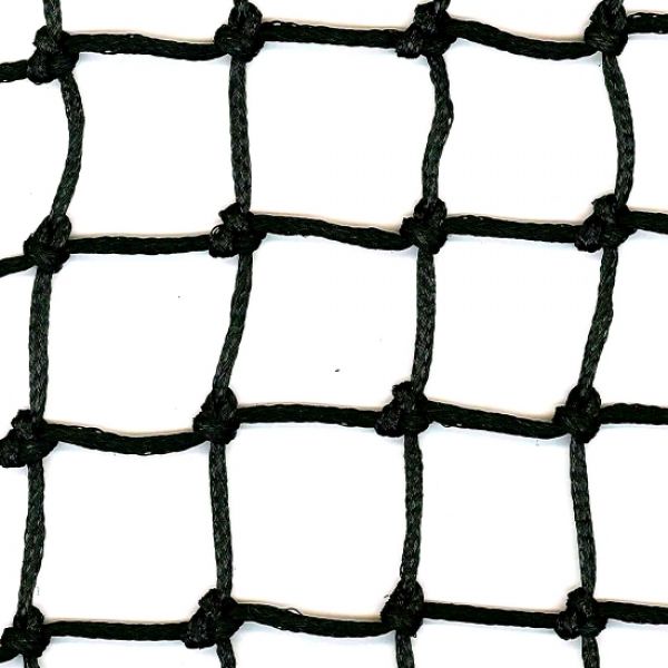 polyethyleen geknoopt net, 4x4cm., draaddikte 3 mm