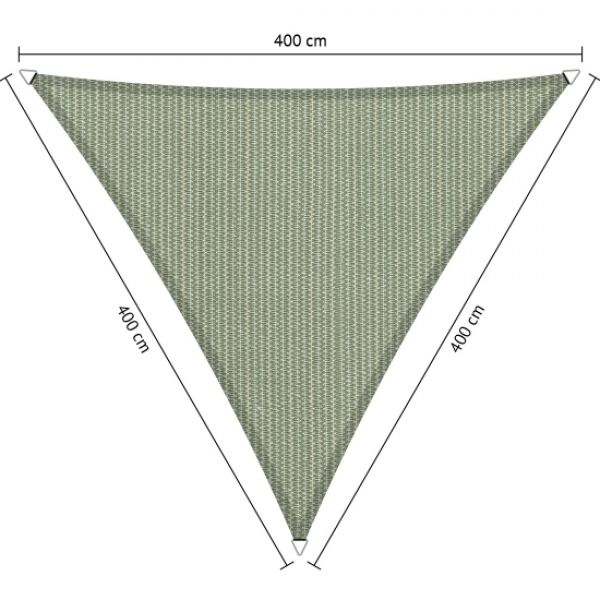 Schaduwdoek Driehoek gelijkzijdig 4,00x4,00x4,00 meter