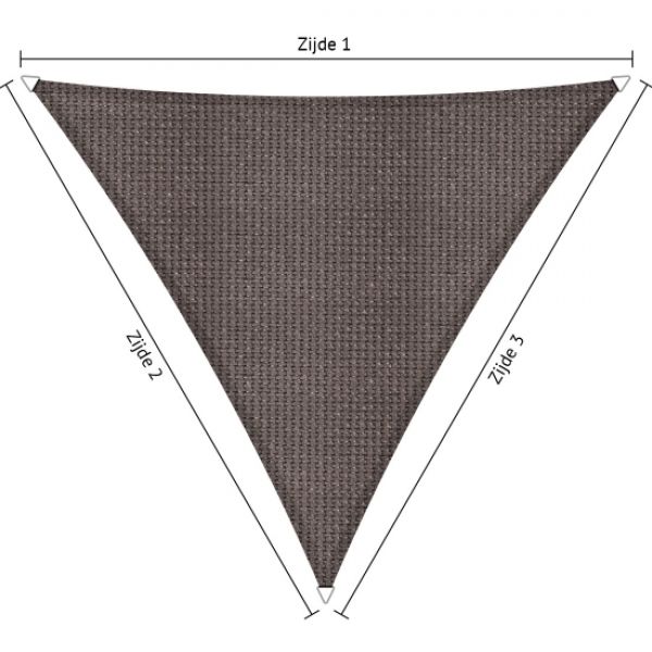 shadow comfort schaduwdoek extrablock 320 charcoal