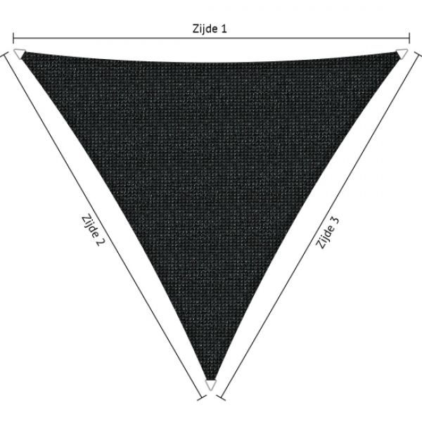 shadow comfort schaduwdoek extrablock 320 midnight black