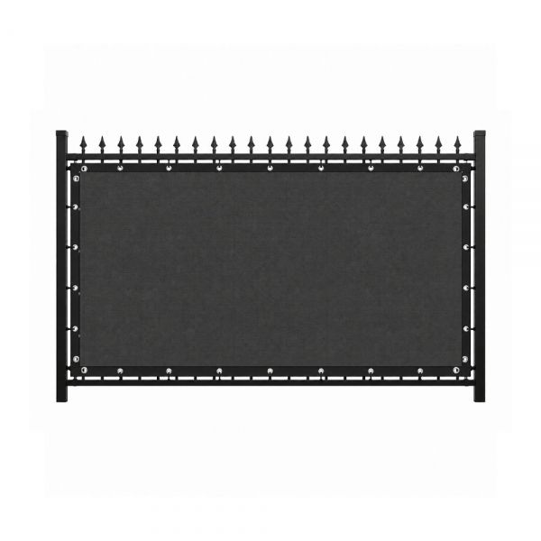 Privacydoek Unique Duocolor Carbon black