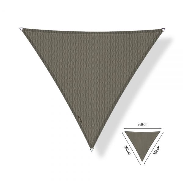Schaduwdoek driehoek 360x360x360