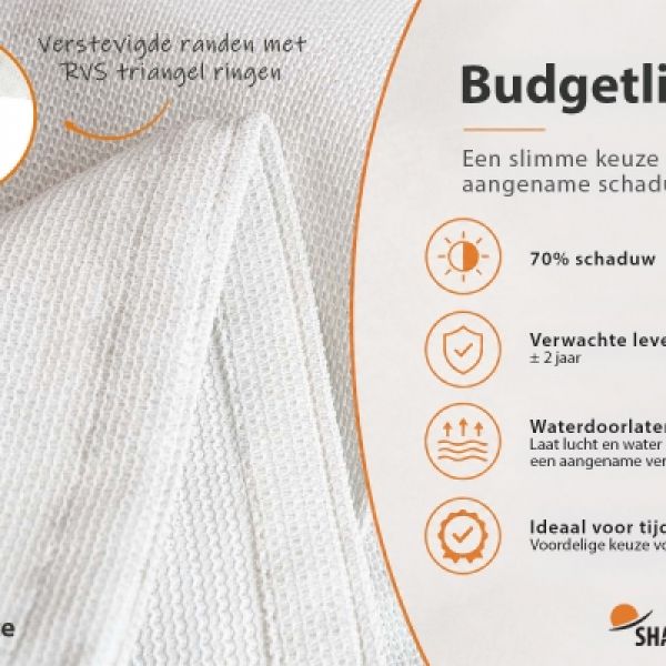 Schaduwdoek Mystic White - Shadow Comfort