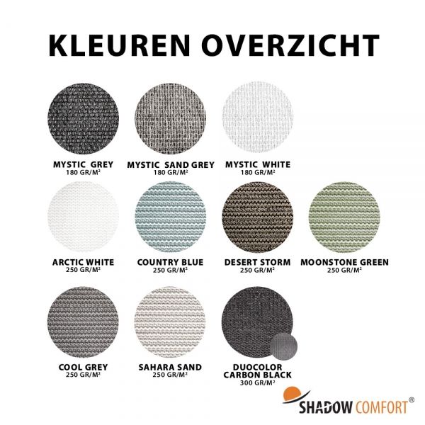 Overzicht kleuren
