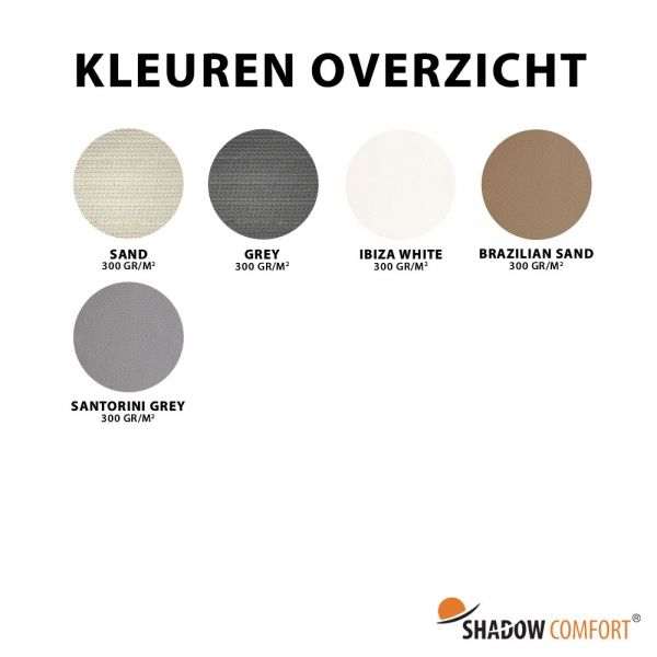 Overzicht kleuren
