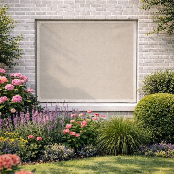 Zonwering met zuignappen