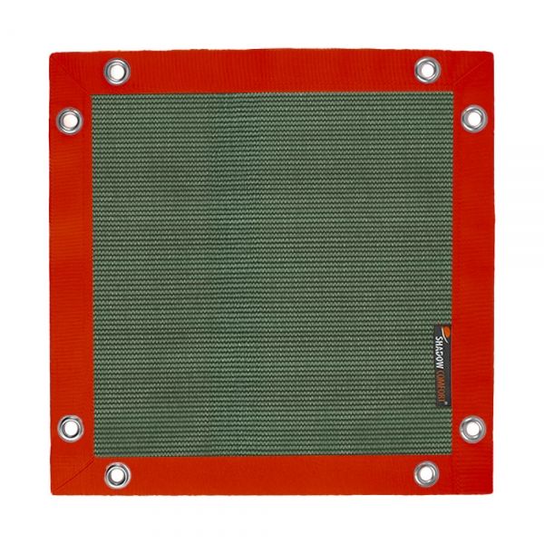 Winddoek Landscape Green 200 gram met rode band