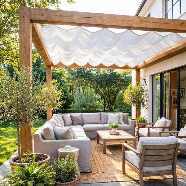 Houten pergola