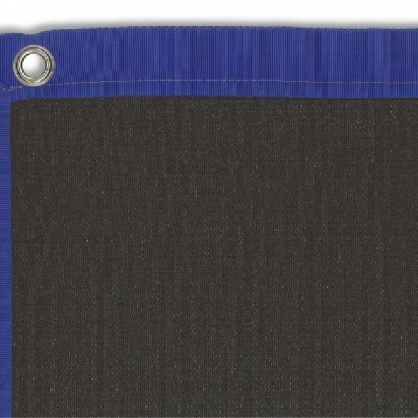 winddoek premium 230, darkblue met blauwe band
