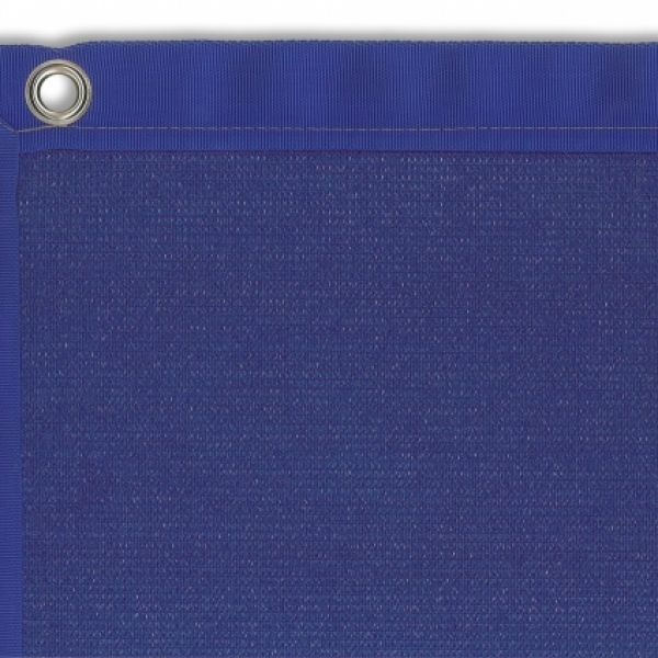 winddoek premium 230, bright blue met blauwe band
