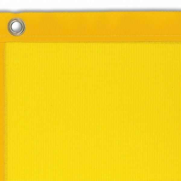 winddoek premium 230, sunshine yellow met gele band