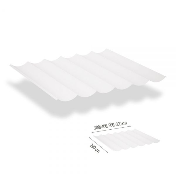 Harmonicadoek 2,90 meter breed incl. bevestigingsset