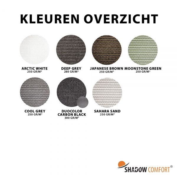 Kleurenoverzicht