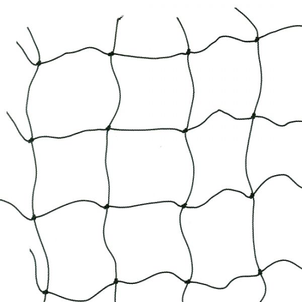 Polyethyleen geknoopt net, maas 7,0x7,0 cm., draaddikte 1,3 mm.