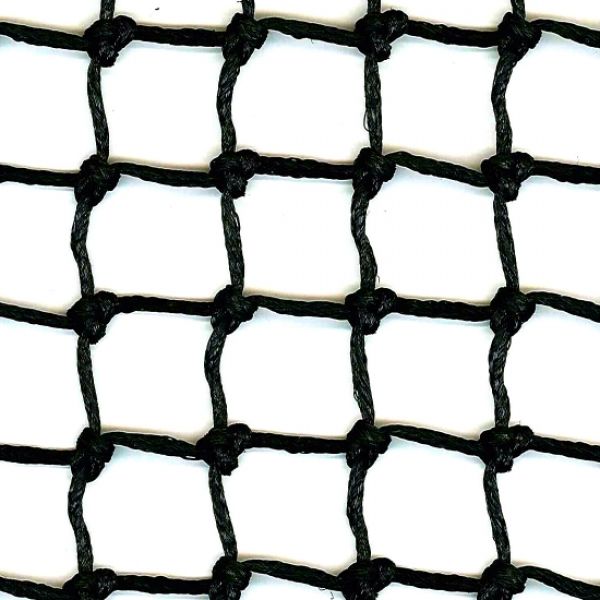 Polyethyleen geknoopt net, maas 2,9x2,9 cm., draaddikte 3 mm.