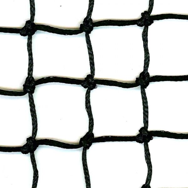 polyethyleen geknoopt net, maas 4,0x4,0 cm., draaddikte 3 mm.