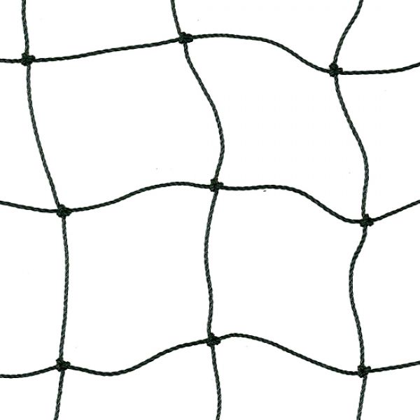 Polyethyleen geknoopt net, maas 5x5 cm., draaddikte 1,3 mm.