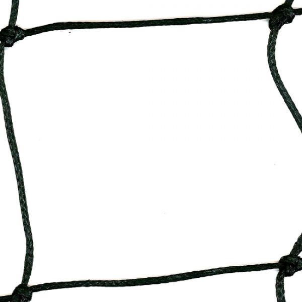 polyethyleen geknoopt net, maas 12x12 cm., draaddikte 3 mm.