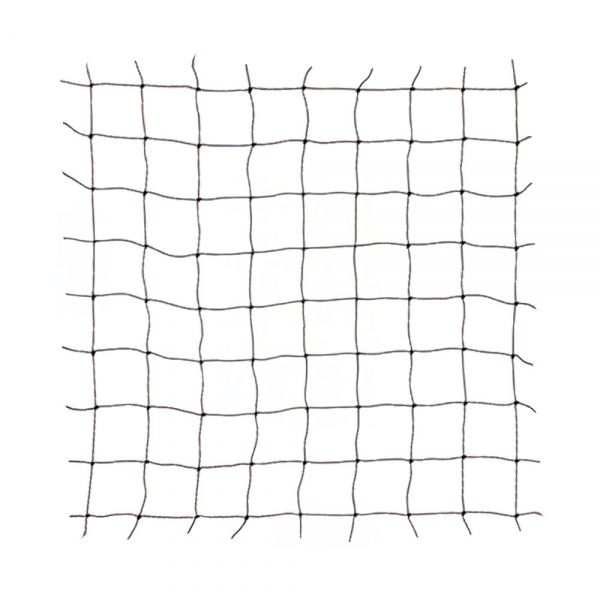 Geknoopt PE net op rol, maas 5,0x5,0 cm., draaddikte 1,3 mm.