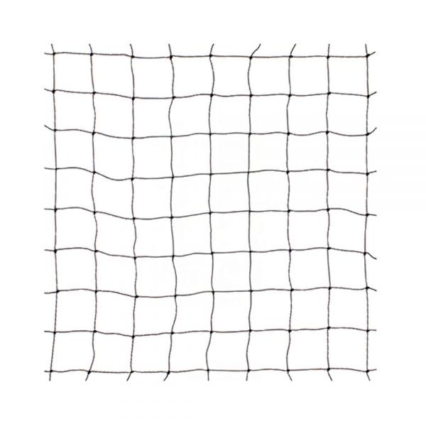 Geknoopt PE net op rol, maas 6,0x6,0 cm., draaddikte 1,3 mm.