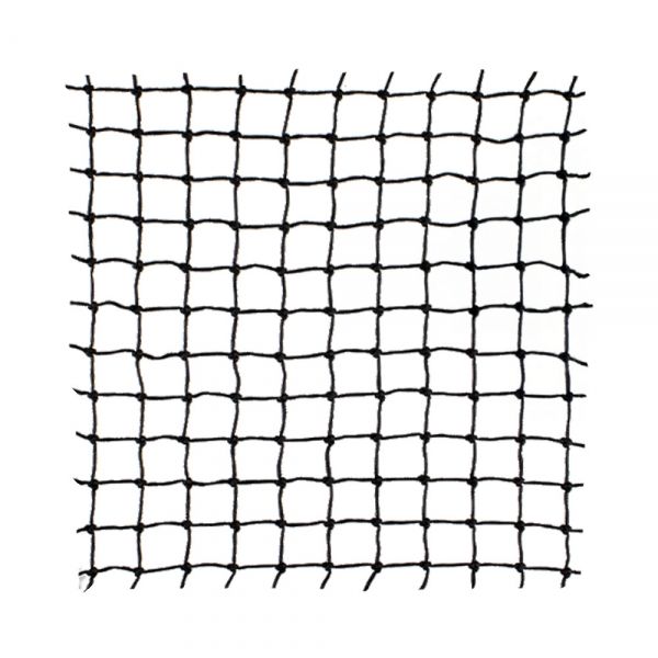 Geknoopt PE net op rol, maas 4,0x4,0 cm., draaddikte 3 mm.